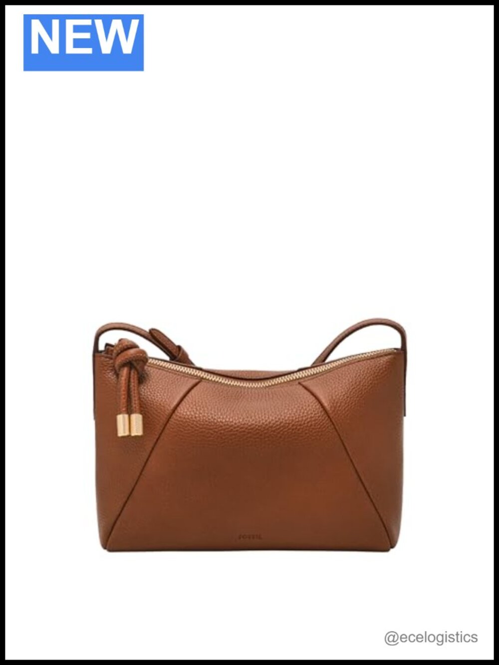 Genuine Leather Small Crossbody Bag with Adjustable Strap